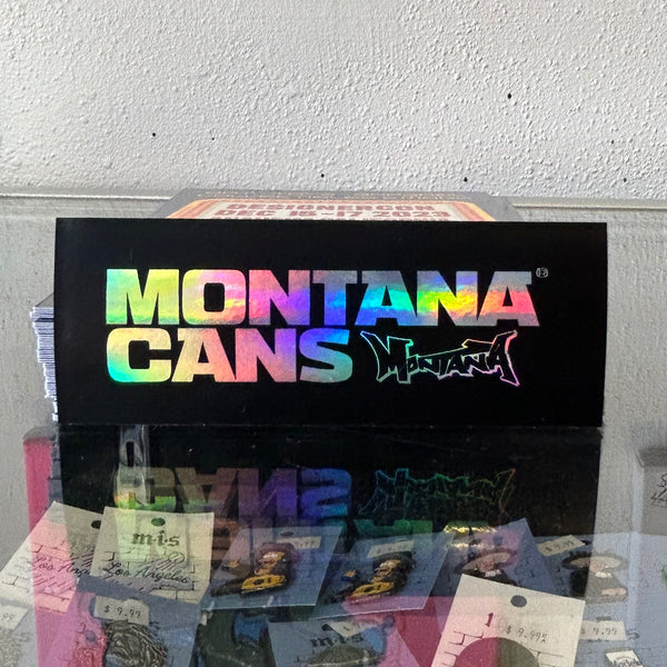 Montana Cans black sticker