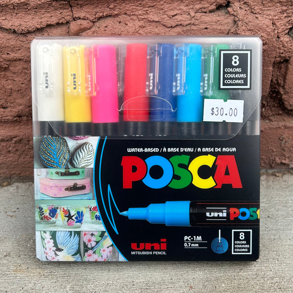 POSCA PC-1M 8pc set