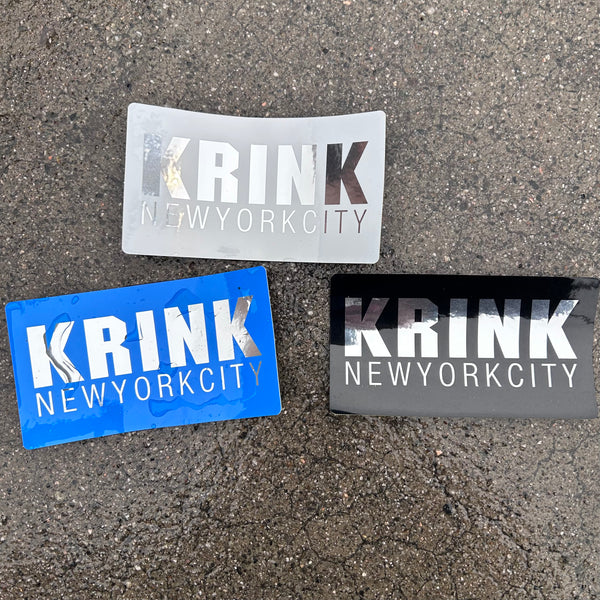 KRINK Logo sticker - GCS Clothing