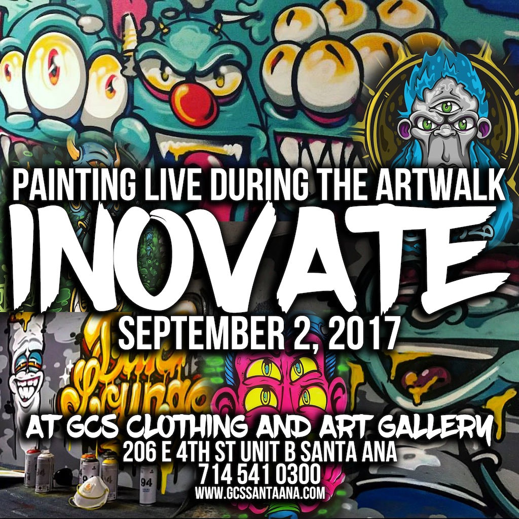Inovate painting live during art walk