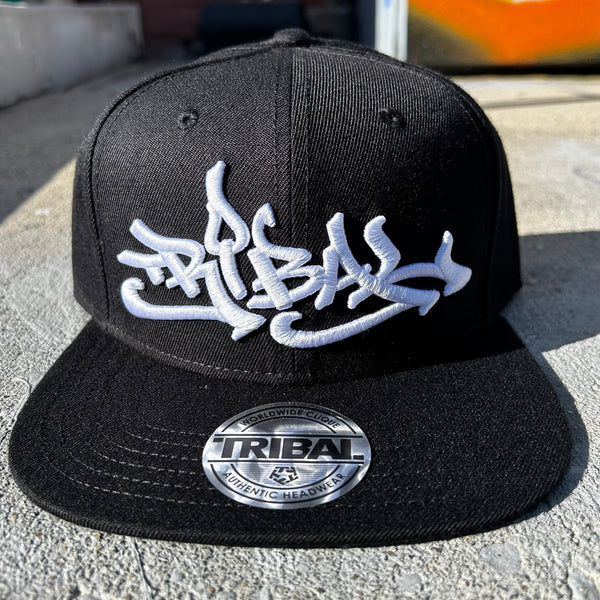 Classic Tribal Logo Hat (BLK/WHT) - GCS Clothing