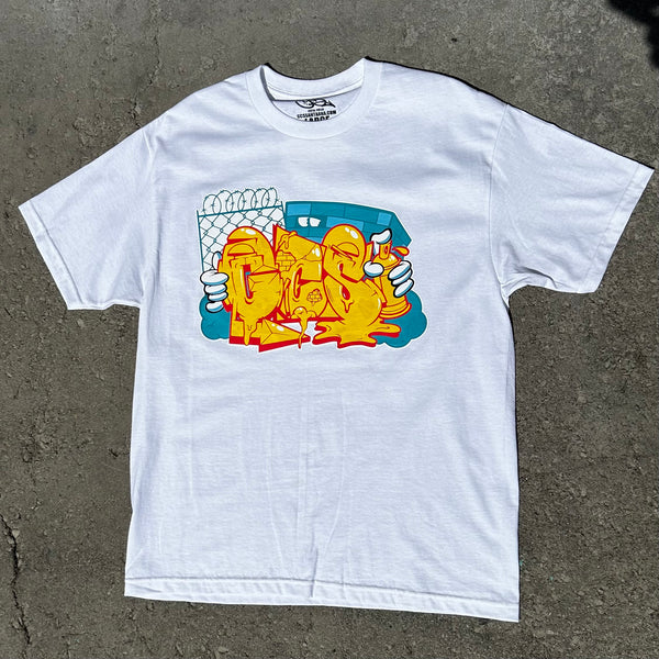 KGM x GCS Tee (white) - GCS Clothing
