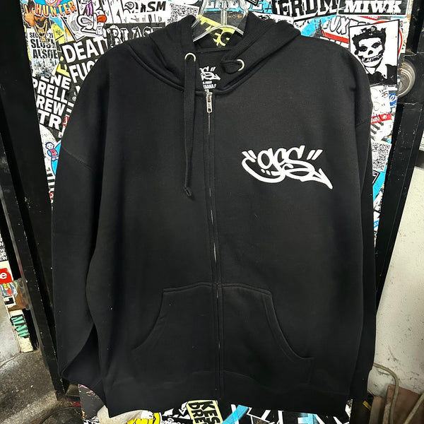 MF DOOM Zip Up Sweater (black)