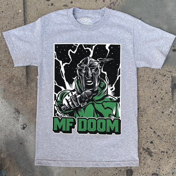 MF DOOM tee (ath grey) - GCS Clothing
