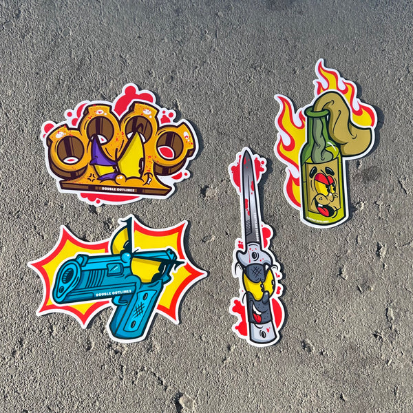 Brawl So Hard Sticker Pack