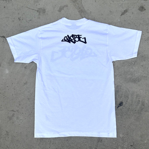 GLOBE tee (white)