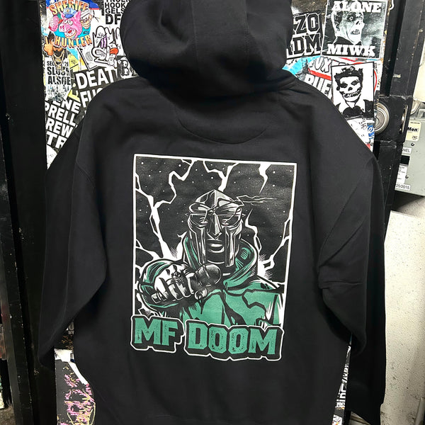 MF DOOM Zip Up Sweater (black)