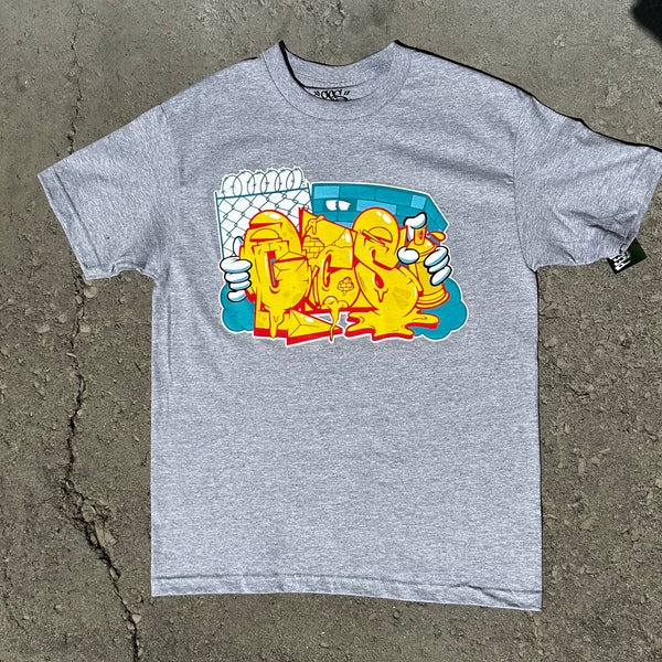 KFM X GCS Tee (ath grey) - GCS Clothing