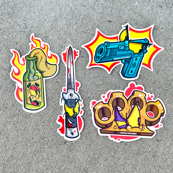 Brawl So Hard sticker pack