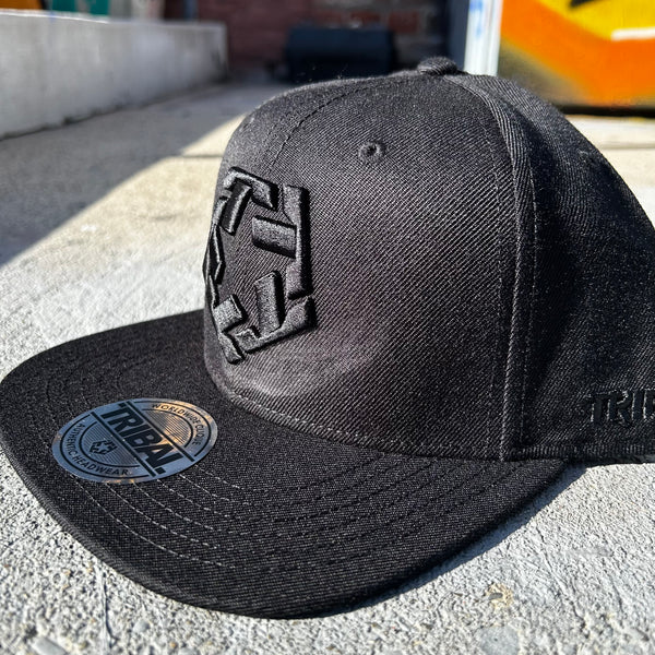 T Star Hat (BLK/BLK) - GCS Clothing