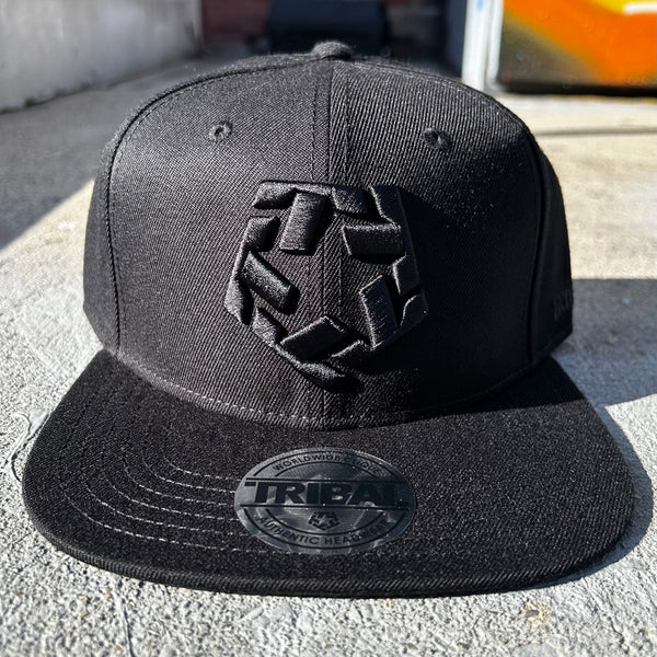 T Star Hat (BLK/BLK) - GCS Clothing