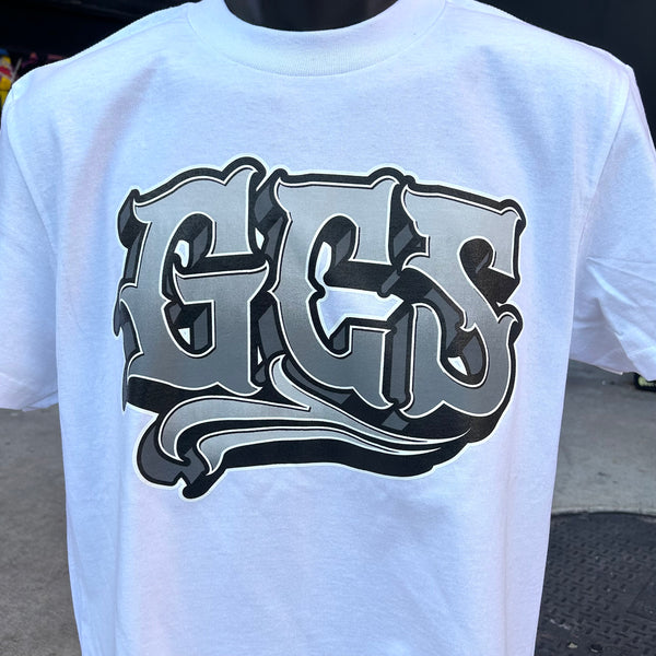 SNIICK x GCS tee (white)