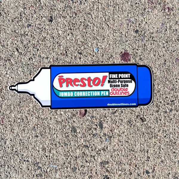 Presto Marker sticker