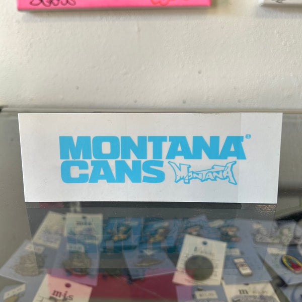 Montana Cans clear sticker
