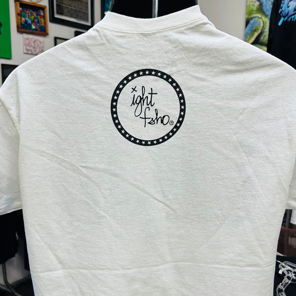 IGHT FSHO Script tee (white)