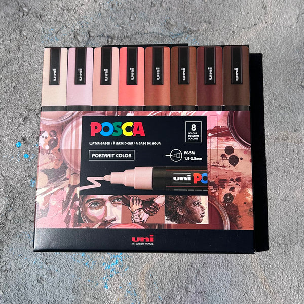 POSCA Portrait Color PC-5m set