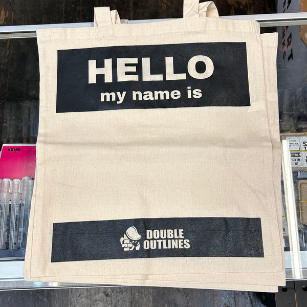 Hello Tote Bag (black)