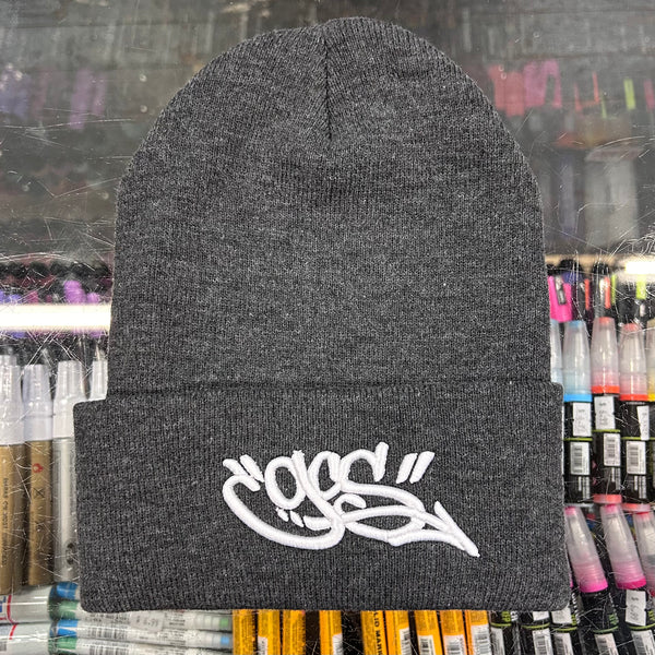 GCS Logo Beanie (char grey/white)