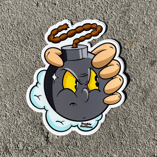 Bomb Toss Sticker