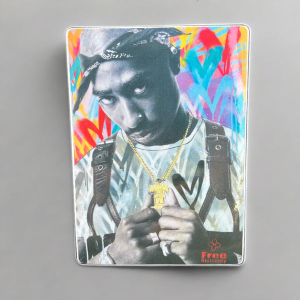 Tupac sticker