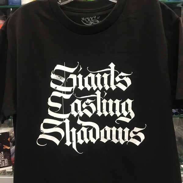 Script Tee (black) - GCS Clothing
