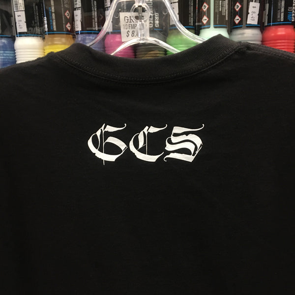 Script Tee (black)