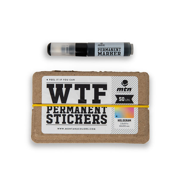 WTF Hologram Stickers - GCS Clothing