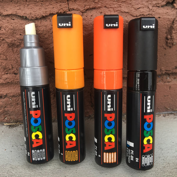 POSCA PC-8K chisel tip paint marker - GCS Clothing