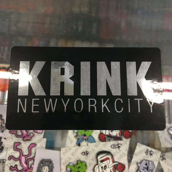KRINK sticker (black) - GCS Clothing