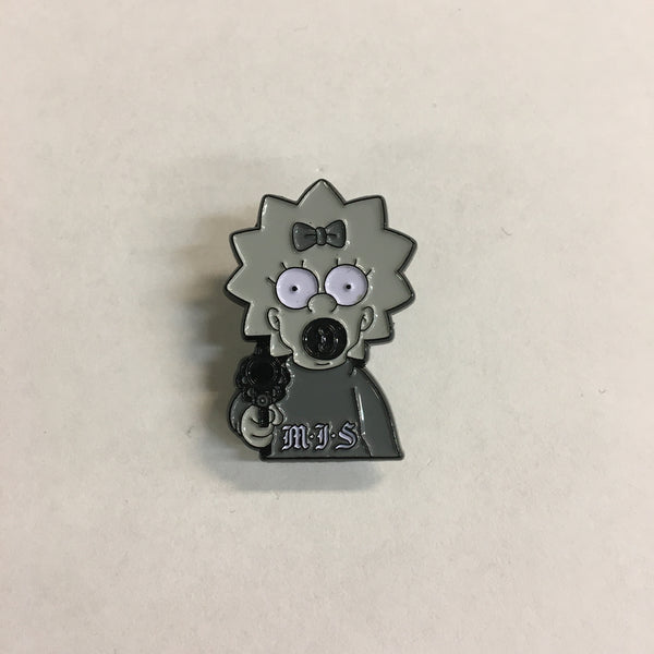 Gangsta Maggie pin