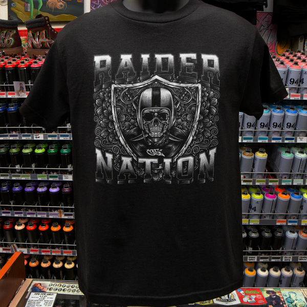 The Nation tee (black) - GCS Clothing